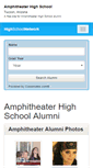 Mobile Screenshot of amphitheaterhighschool.org