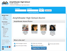Tablet Screenshot of amphitheaterhighschool.org